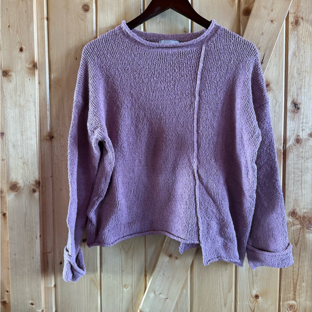Zenana Outfitters Mauve Women's Sweater, Small